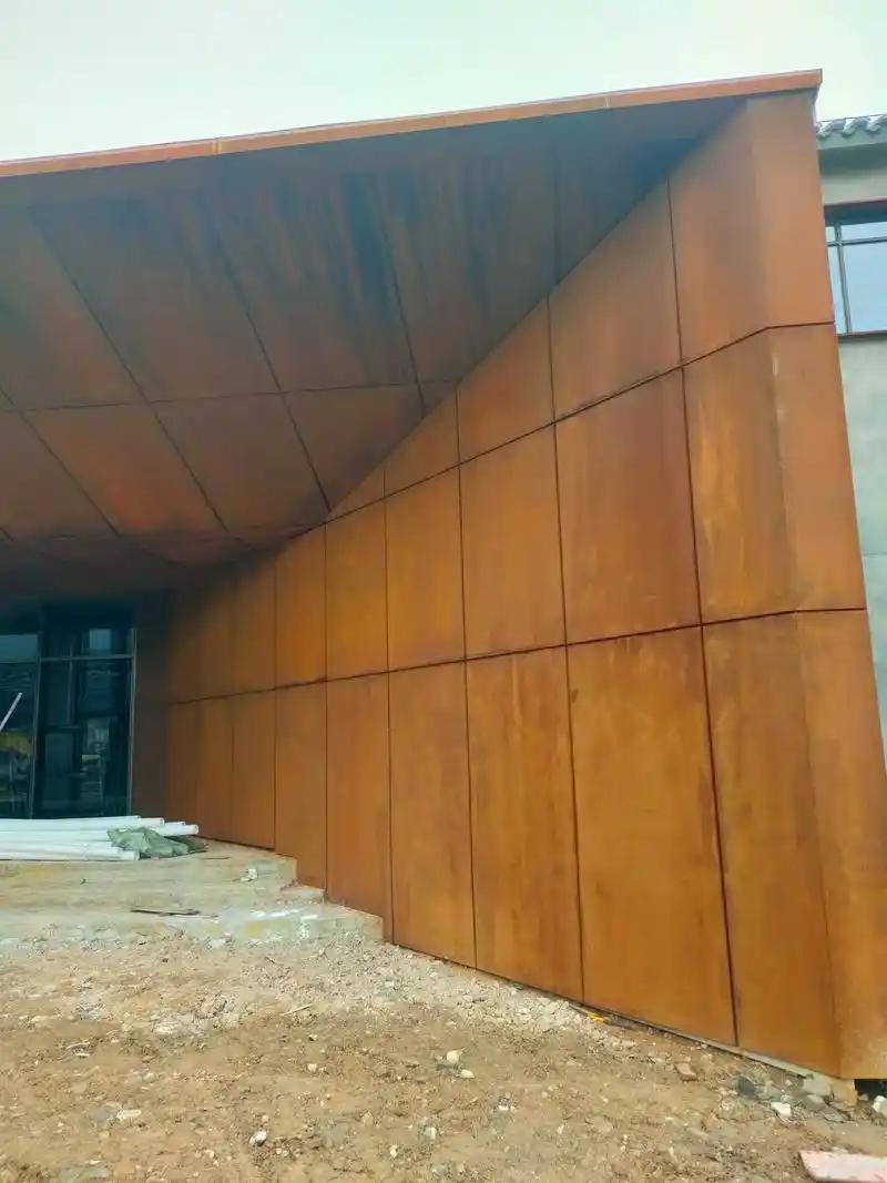 西青锈钢板幕墙